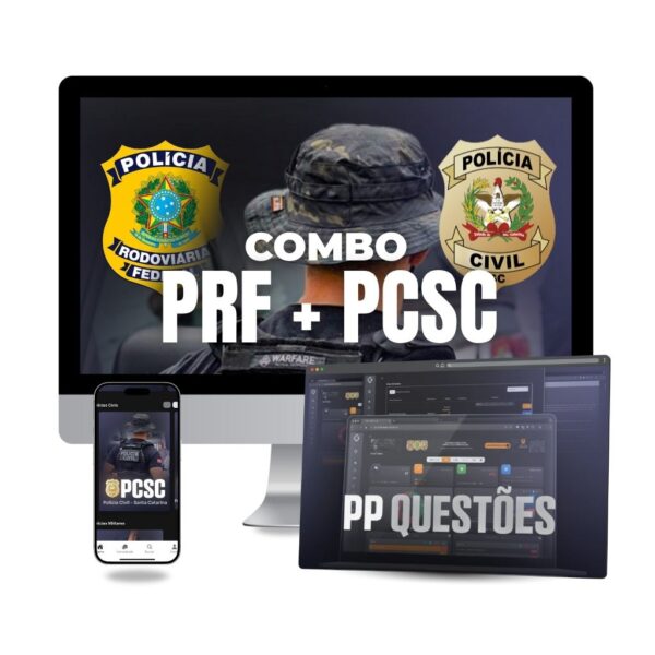 PRF e PCSC + PP Questões 20% Off
