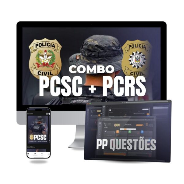 PCSC e PCRS + PP Questões 20% Off
