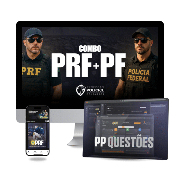 PRF e PF + PP Questões 20% Off