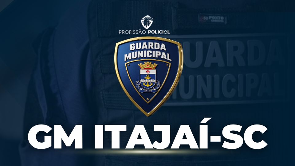 SAIU Concurso GM Itajaí SC! Nível médio e inicial de R$ 5,5 mil!